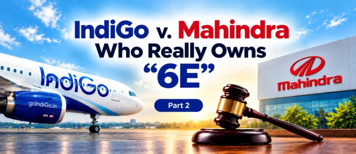 IndiGo v. Mahindra: Who Really Owns “6E”? – Part II